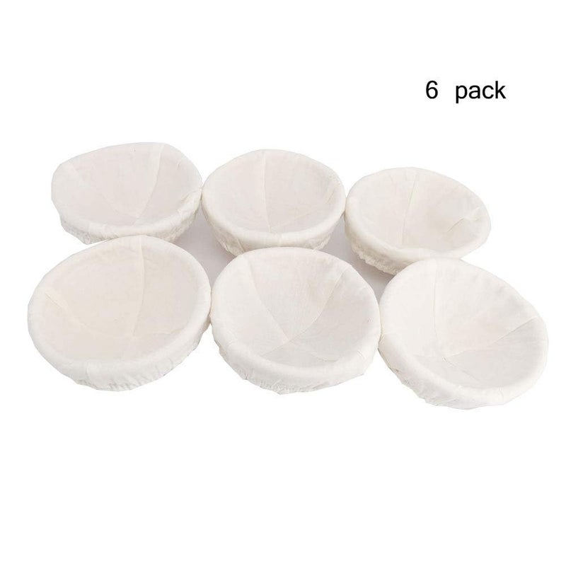 FORSUN 5 inch Bread Basket Set of 6, Banneton Bread Proofing Basket - Image 3